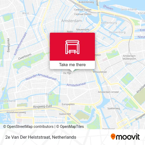 2e Van Der Helststraat map