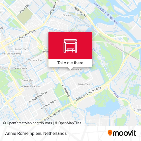 Annie Romeinplein map