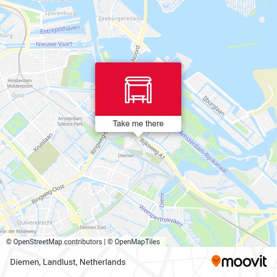 Diemen, Landlust map