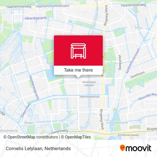 Cornelis Lelylaan map