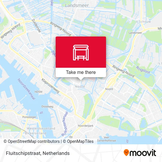 Fluitschipstraat map