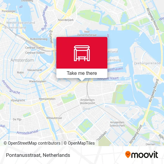 Pontanusstraat Karte