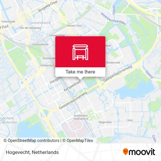Hogevecht map