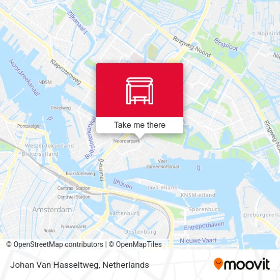 Johan Van Hasseltweg map