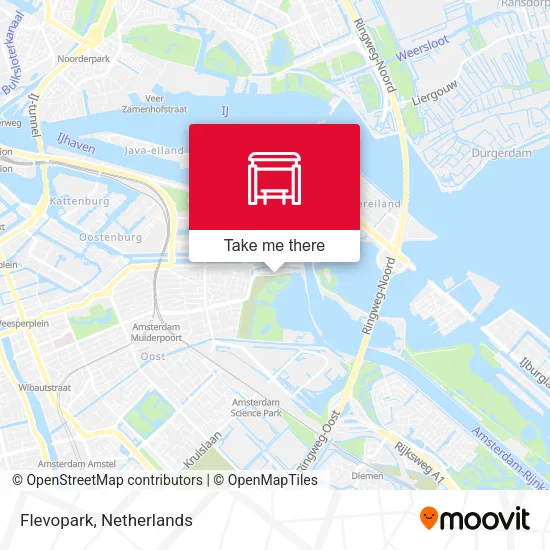 Flevopark map
