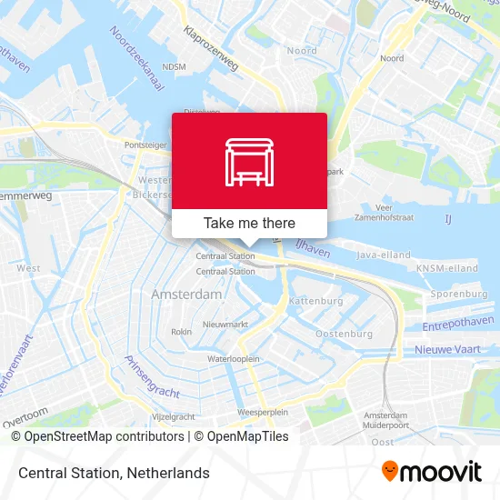 Centraal Station map