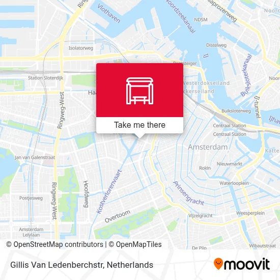 Gillis Van Ledenberchstr map