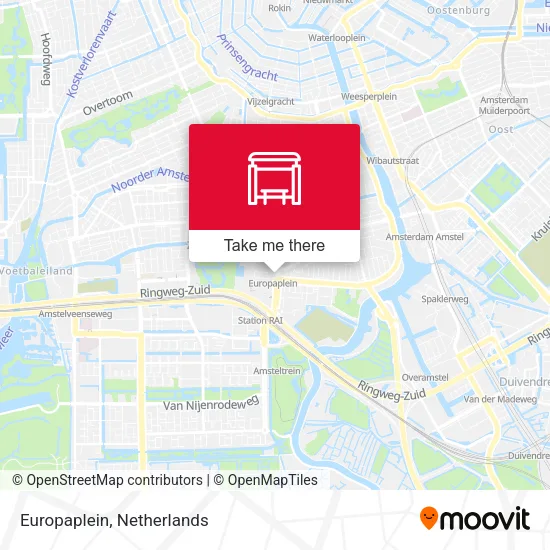Europaplein map