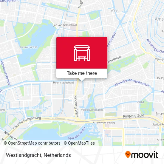 Westlandgracht map