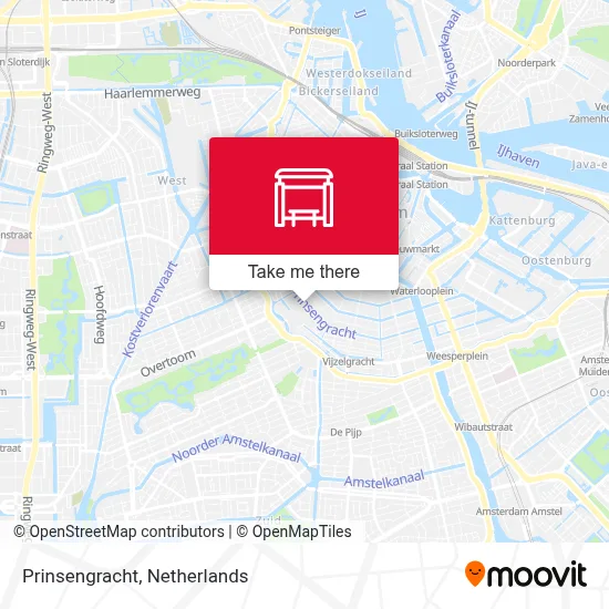 Prinsengracht map