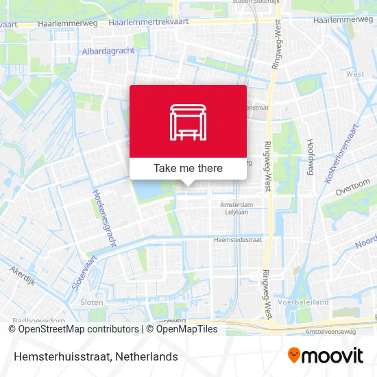 Hemsterhuisstraat map