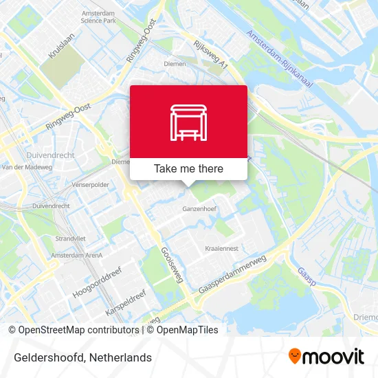 Geldershoofd map