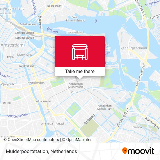 Muiderpoortstation map