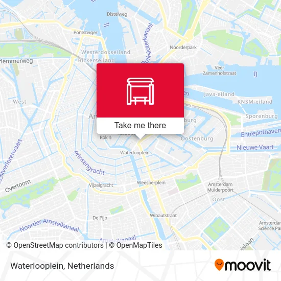 Waterlooplein map