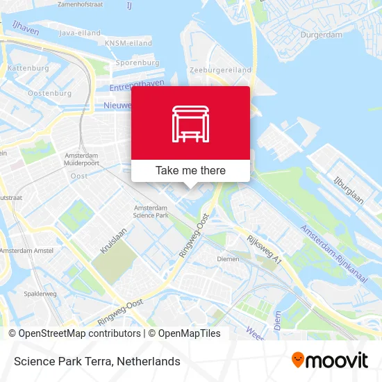 Science Park Terra map