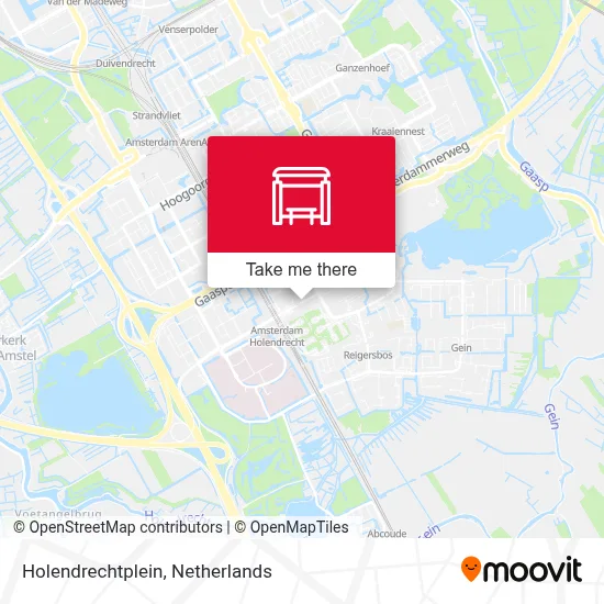 Holendrechtplein map