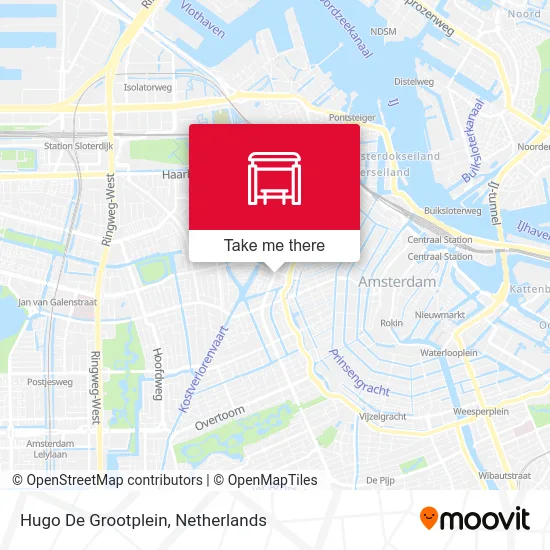 Hugo De Grootplein map