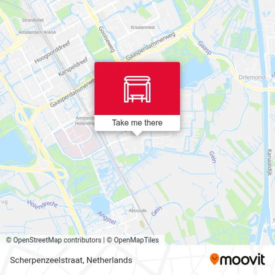 Scherpenzeelstraat map