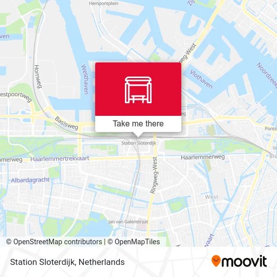 Station Sloterdijk map