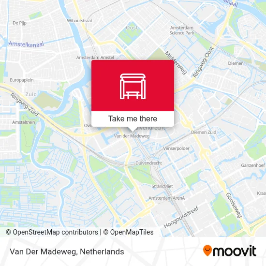 Van Der Madeweg map
