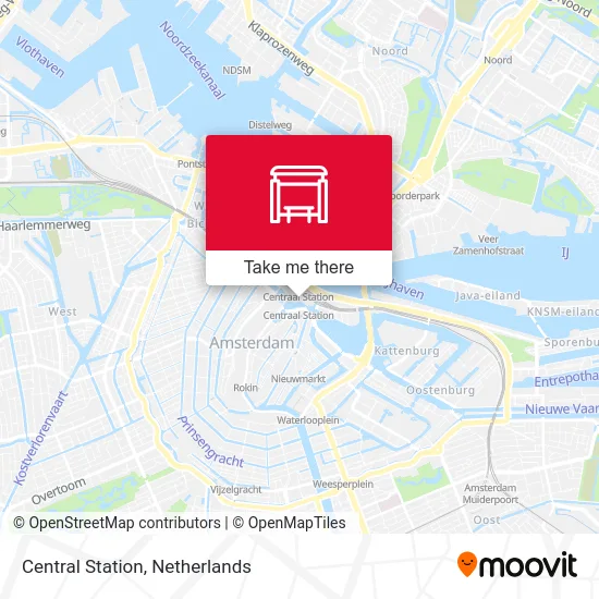 Centraal Station map