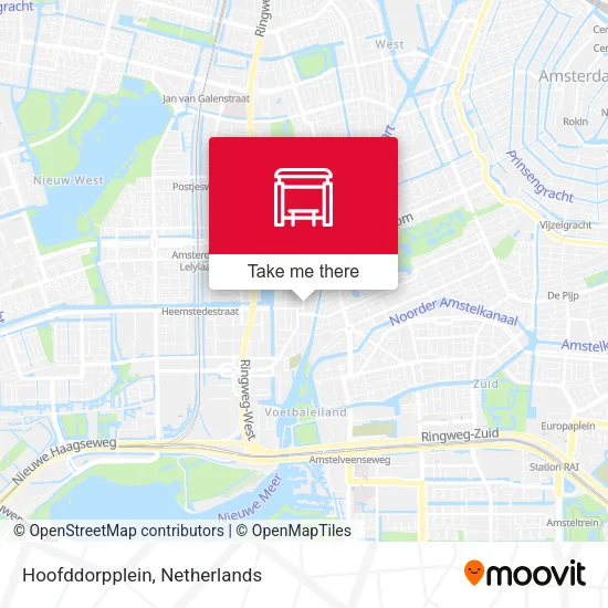 Hoofddorpplein map