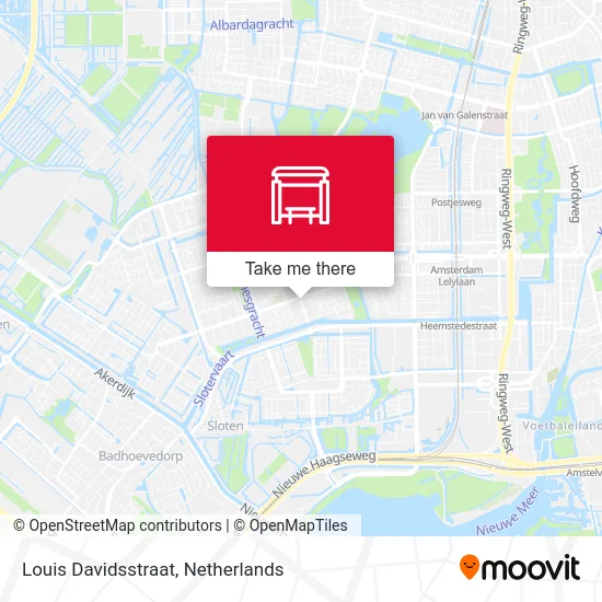 Louis Davidsstraat map