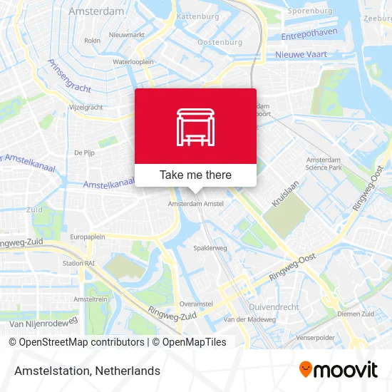 Amstelstation map