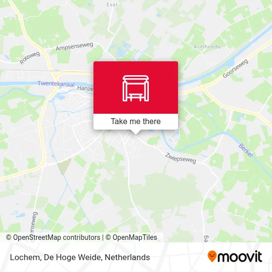 Lochem, De Hoge Weide map
