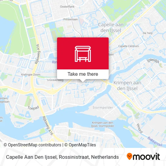 Capelle Aan Den Ijssel, Rossinistraat map