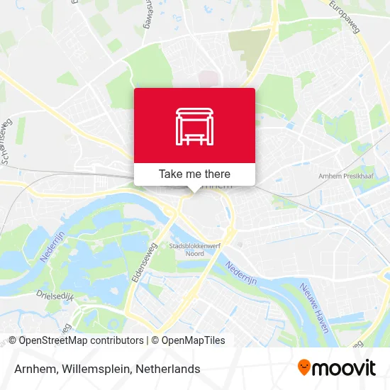 Arnhem, Willemsplein map