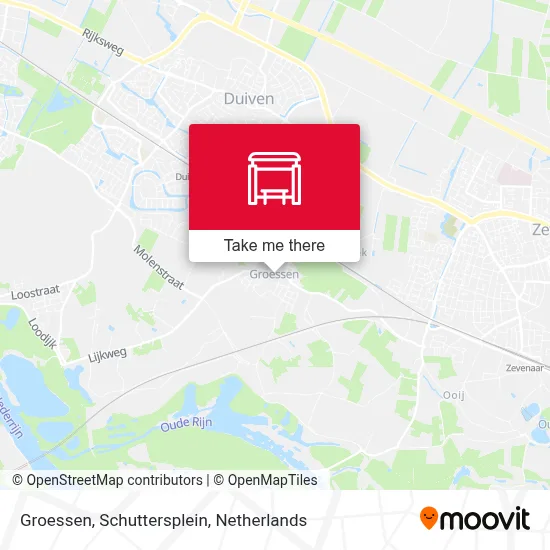 Groessen, Schuttersplein map