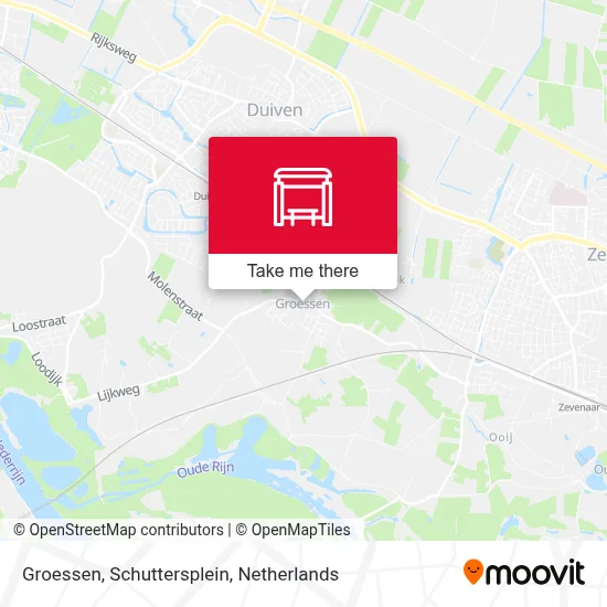 Groessen, Schuttersplein map