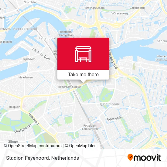 Stadion Feyenoord map