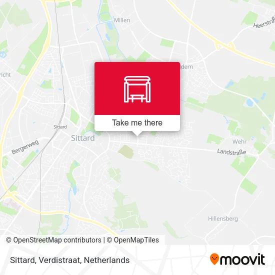 Sittard, Verdistraat Karte