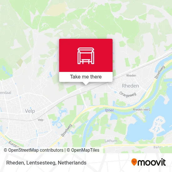 Rheden, Lentsesteeg map