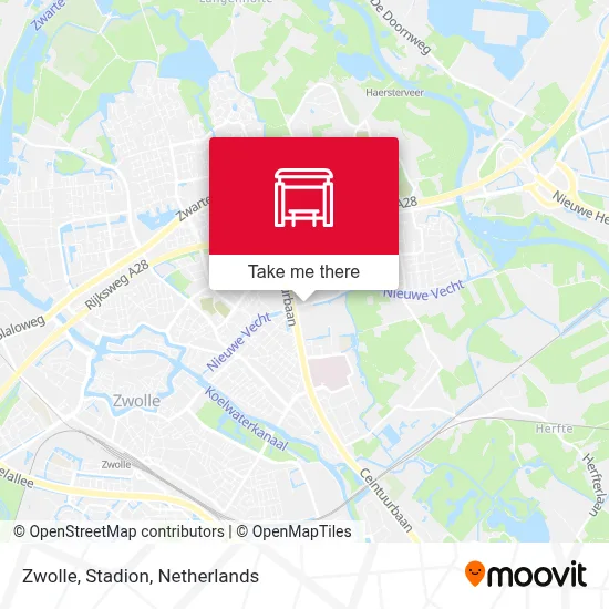 Zwolle, Stadion map