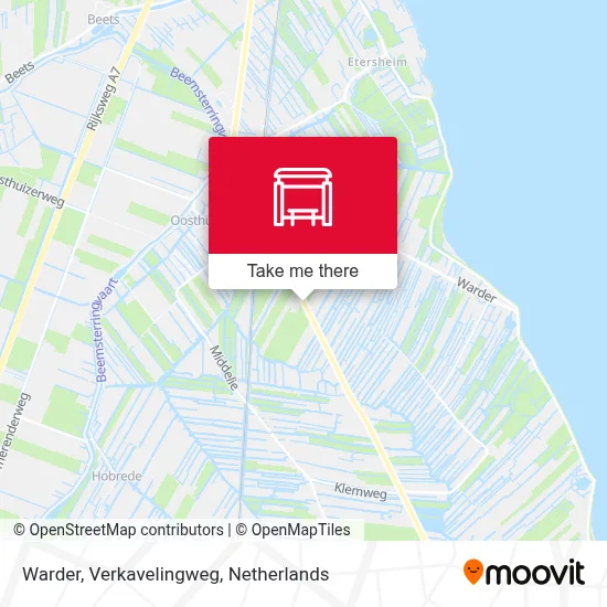 Warder, Verkavelingweg map