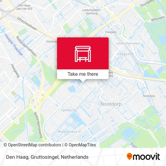 Den Haag, Gruttosingel map