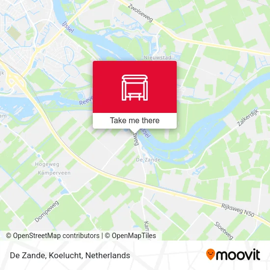 De Zande, Koelucht map