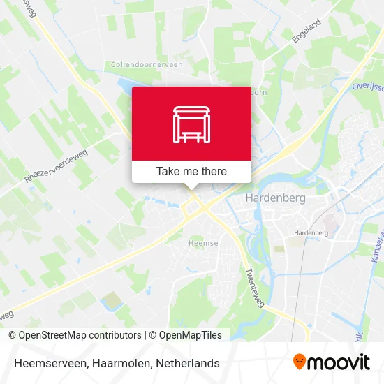 Heemserveen, Haarmolen map