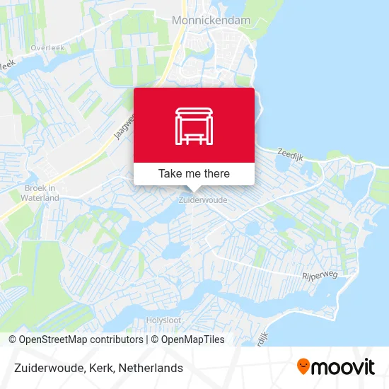 Zuiderwoude, Kerk map