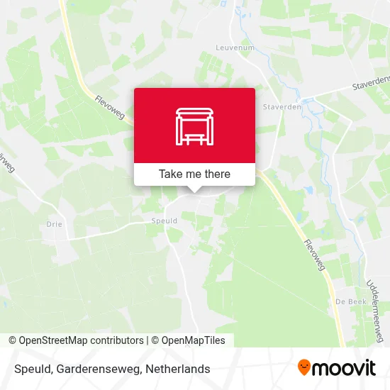 Speuld, Garderenseweg Karte