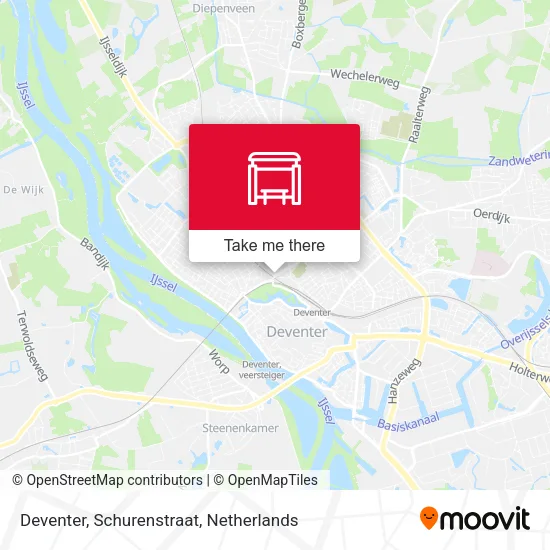 Deventer, Schurenstraat map