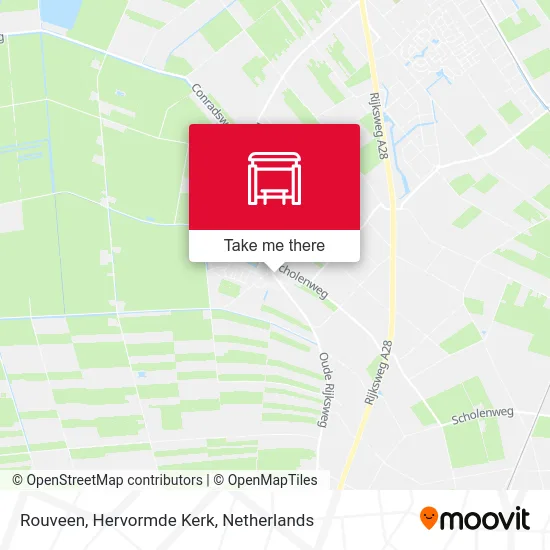Rouveen, Hervormde Kerk Karte