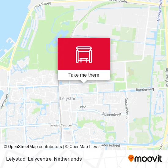 Lelystad, Lelycentre map