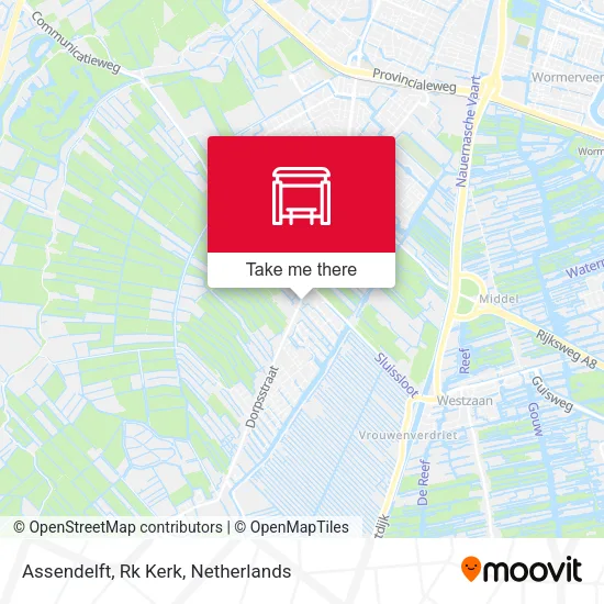 Assendelft, Rk Kerk map