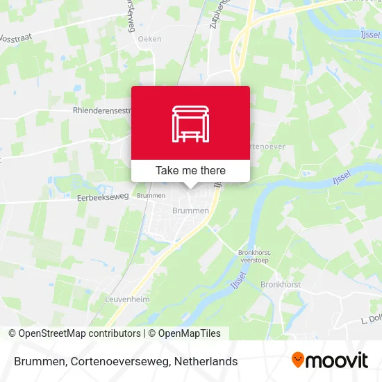 Brummen, Cortenoeverseweg map
