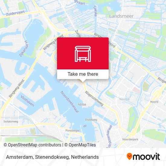 Amsterdam, Stenendokweg map