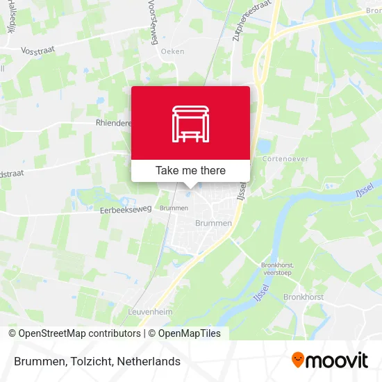 Brummen, Tolzicht map